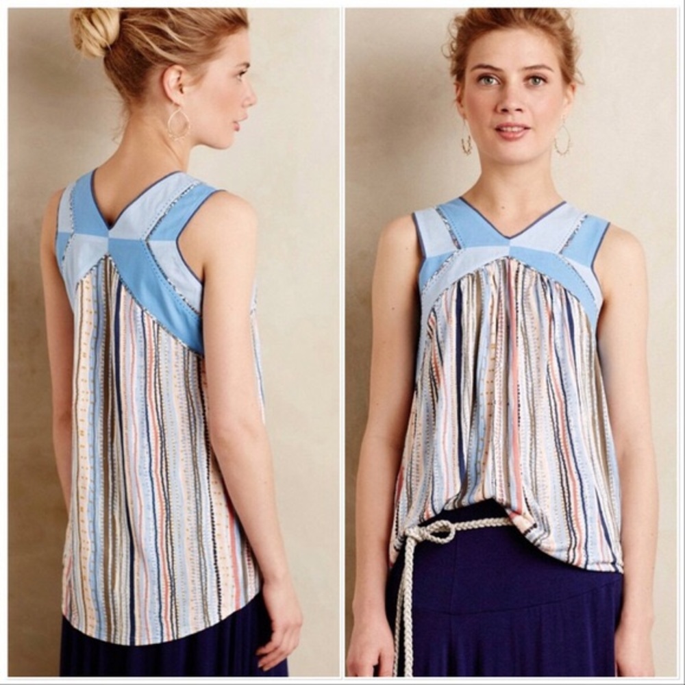 Anthro. One September Meseta Tank Size Small